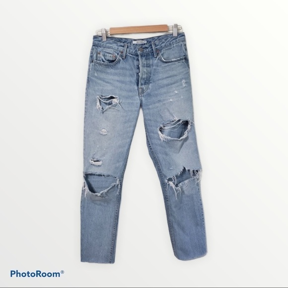 GRLFRND x REVOLVE Karolina High Rise Straight Crop - Picture 2 of 14